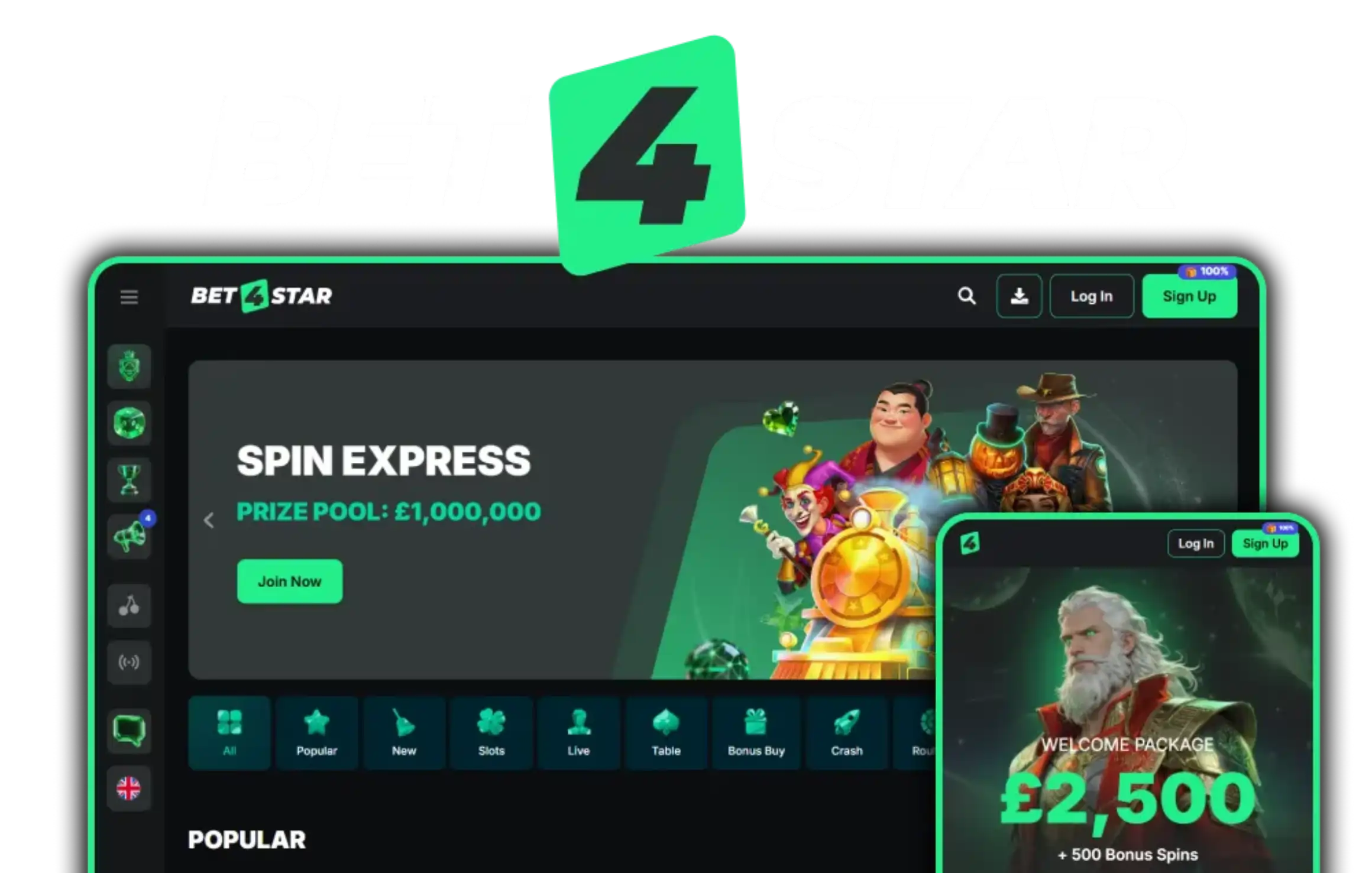 Bet4star Casino App Screenshot